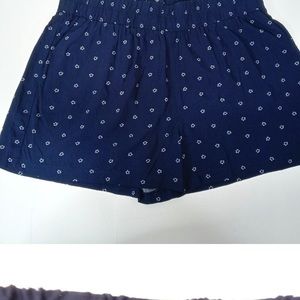 GAP Blue Shorts with White flowers